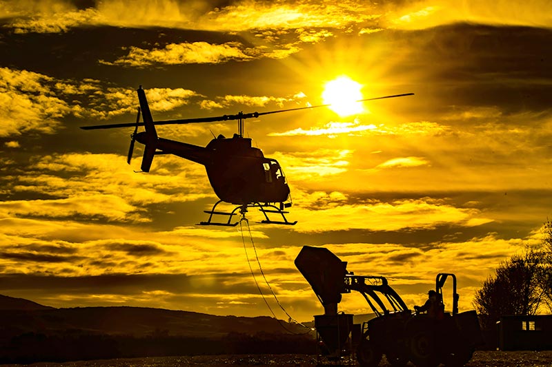 Dry Speading Helicopter Alabama